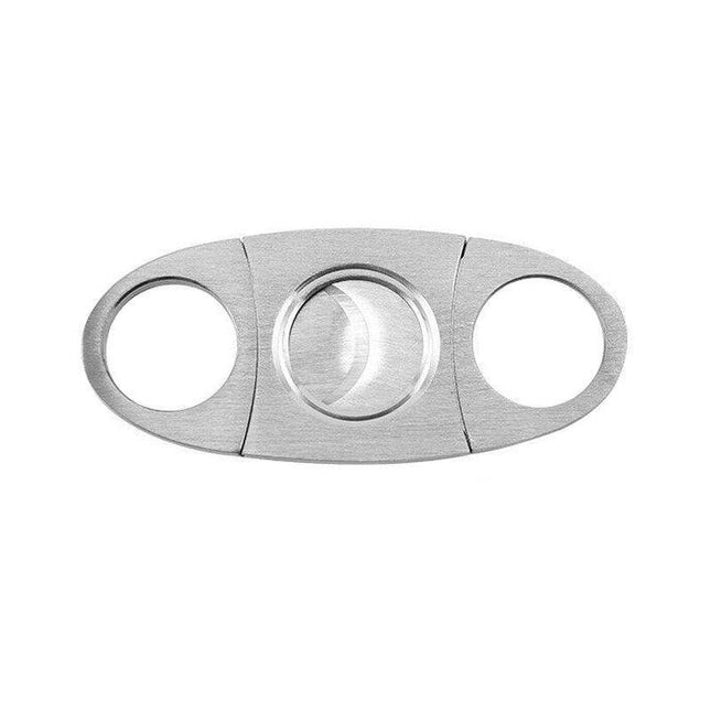 Cigar Cutter Double Blades Knife Scissors Stainless Steel Tobacco Tool - Aimall