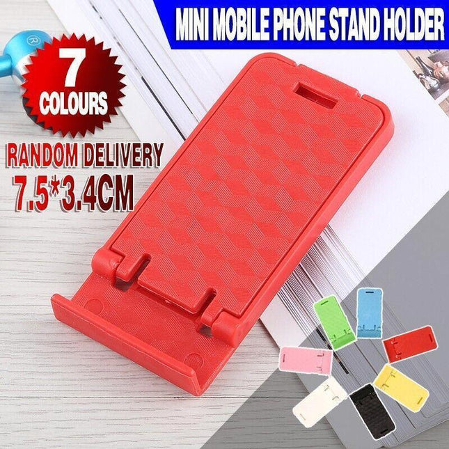 5 PACK MINI MOBILE PHONE STAND Holder Mount FOR Desk iPhone Smartphone GALAXY - Aimall