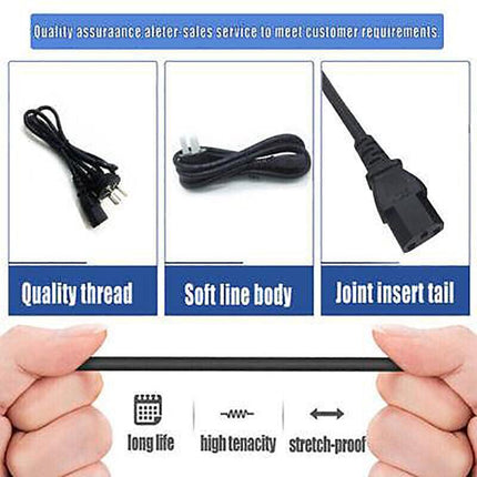 Power Cord Lead Cable 3 Pin Australian Plug to IEC-C13 Socket 500W 10A 1.5M AU - Aimall