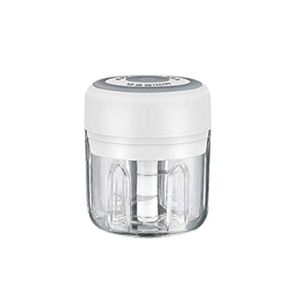 250ML USB Rechargeable Mini Food Garlic Grinder Electric Garlic Chopper Cordless - Aimall