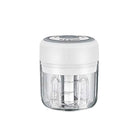 250ML USB Rechargeable Mini Food Garlic Grinder Electric Garlic Chopper Cordless - Aimall