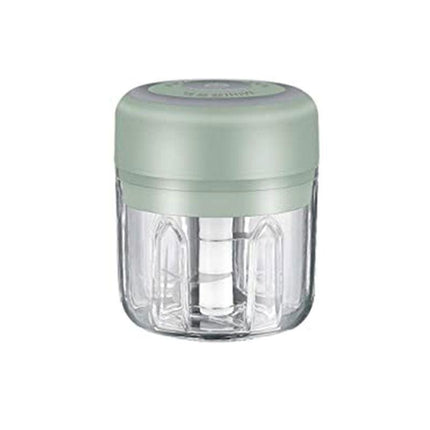 250ML USB Rechargeable Mini Food Garlic Grinder Electric Garlic Chopper Cordless - Aimall