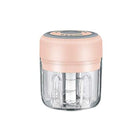 250ML USB Rechargeable Mini Food Garlic Grinder Electric Garlic Chopper Cordless - Aimall