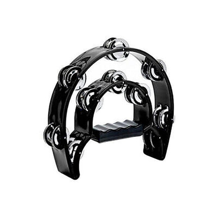 Double Half Moon Tambourine Musical Percussion Instrument Bell Beat Drum ABS AU - Aimall