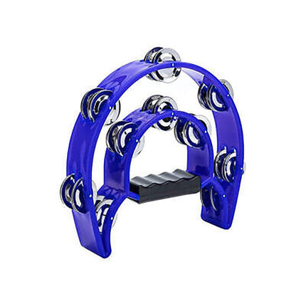 Double Half Moon Tambourine Musical Percussion Instrument Bell Beat Drum ABS AU - Aimall