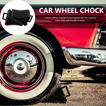 4PCS Heavy Wheel Chock Tough Chocks Stops Car Trailer Boat Caravan AU Stock - Aimall