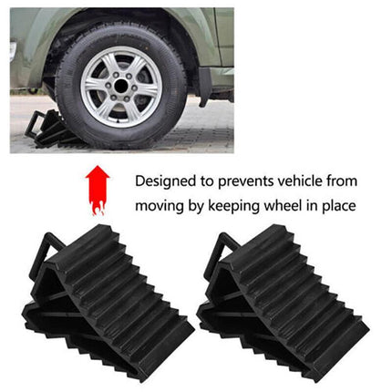 4PCS Heavy Wheel Chock Tough Chocks Stops Car Trailer Boat Caravan AU Stock - Aimall