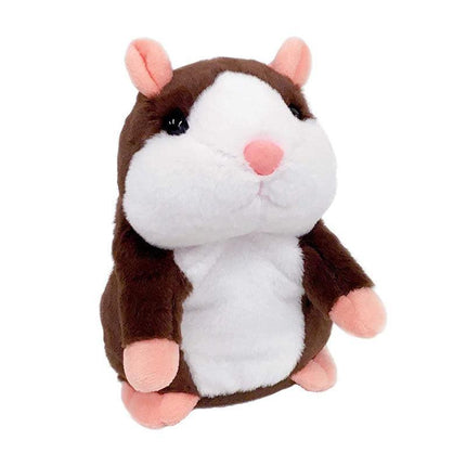 Talking Hamster Chat Mimicry Pet Record hamster Doll Xmas Plush Toy Nod Mouse AU - Aimall
