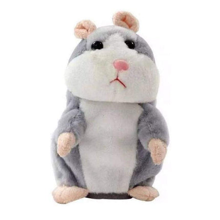 Talking Hamster Chat Mimicry Pet Record hamster Doll Xmas Plush Toy Nod Mouse AU - Aimall