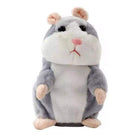 Talking Hamster Chat Mimicry Pet Record hamster Doll Xmas Plush Toy Nod Mouse AU - Aimall