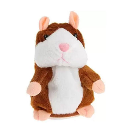 Talking Hamster Chat Mimicry Pet Record hamster Doll Xmas Plush Toy Nod Mouse AU - Aimall