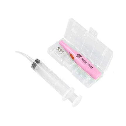 AU Tonsil Stone Remover Tool Stainless Steel Earwax Remover LED Light Earpick - Aimall