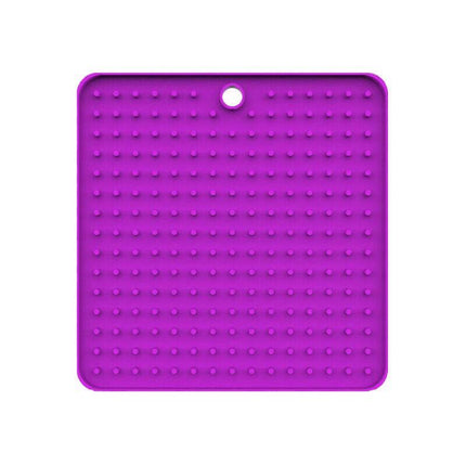 Dog Pet Lick Mat Pad Anti-Anxiety Toy Boredom Buster Treat Slow Feeder AU Stock - Aimall
