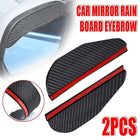 2PCS Car Rear View Side Mirror Rain Board Eyebrow Guard Sun Visor Accessories AU - Aimall