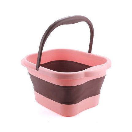 Folding Foot Spa Pedicure Bath Massage Tub Bucket Feet Basin Therapy Luxury AU - Aimall
