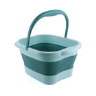 Folding Foot Spa Pedicure Bath Massage Tub Bucket Feet Basin Therapy Luxury AU - Aimall