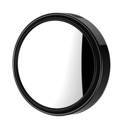 2x Blind Spot Car Mirror 360?? Wide Angle Adjustable Rear Side View Convex Black - Aimall