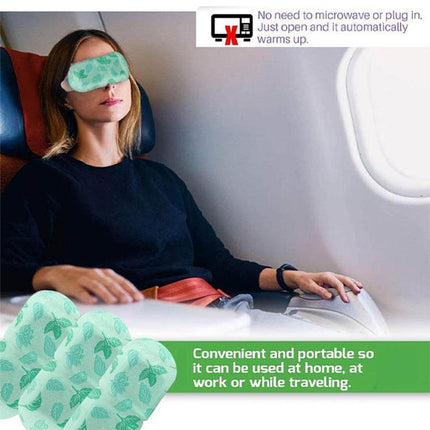 3PCS Steam Warm Eye Pad Mask Relieve Fatigue Over Worked Eyes Comfortable Health - Aimall