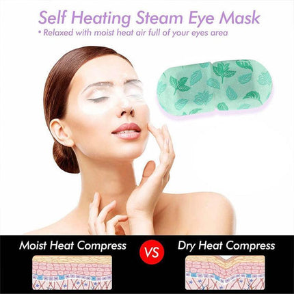 3PCS Steam Warm Eye Pad Mask Relieve Fatigue Over Worked Eyes Comfortable Health - Aimall