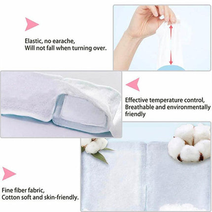 3PCS Steam Warm Eye Pad Mask Relieve Fatigue Over Worked Eyes Comfortable Health - Aimall
