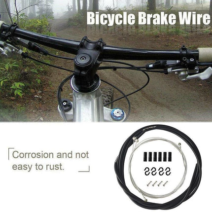 Bike Bicycle Front Rear Inner Outer Wire Brake Gear Shifter Cable Housing Kit AU - Aimall