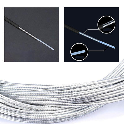 Bike Bicycle Front Rear Inner Outer Wire Brake Gear Shifter Cable Housing Kit AU - Aimall