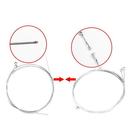 Bike Bicycle Front Rear Inner Outer Wire Brake Gear Shifter Cable Housing Kit AU - Aimall