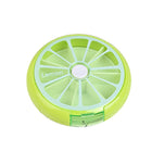 Weekly 7 Day Pill Organiser Case Box Tablet Medicine Dispenser Holder Case Round - Aimall