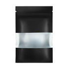 Window Black Matt Stand up Pouches Mylar Foil Bag Heat Seal Food Zipper Bag AU - Aimall