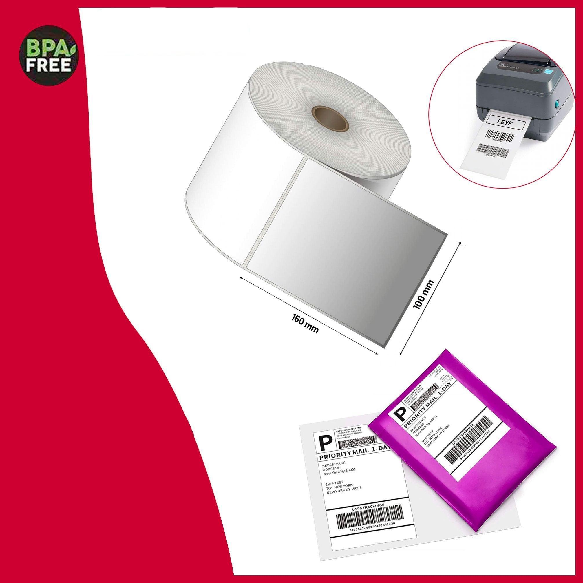 3 Rolls Direct Thermal 4X6 Labels Roll 100X150Mm Auspost Eparcel Label ...