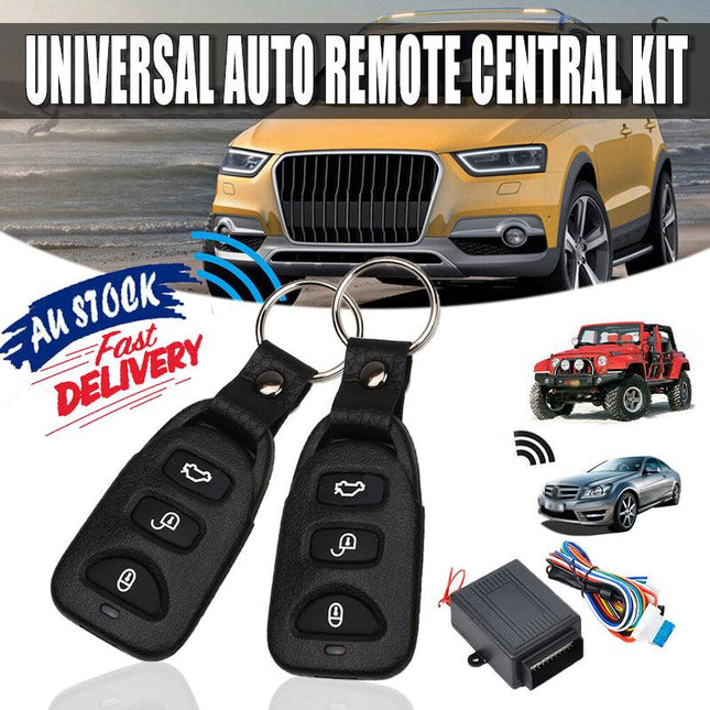 Universal Auto Remote Central Kit Door Lock Locking Vehicle Keyless Entry System - Aimall