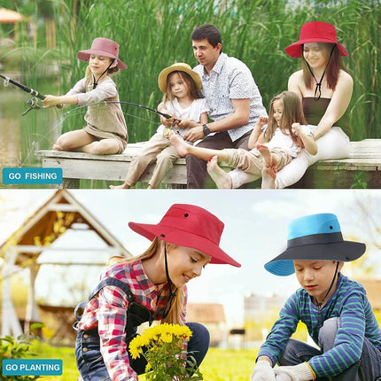 Women Wide Brim Ponytail Hat Sun Protect Visor Summer Beach Cap Anti UV Floppy - Aimall