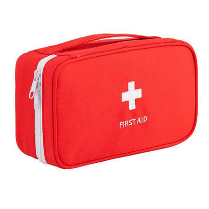 Portable Empty Emergency First Aid Box Pack Outdoor Camping Survival Bag - Aimall