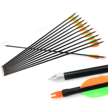 10X/20X/50X 32" FiberGlass Arrows Archery Hunting Compound Bow Fiber Glass Bows - Aimall