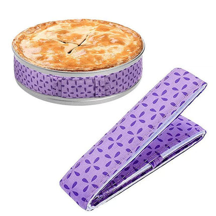 2PCS Cake Pan Strips Heat Protection Belt Bake Even Strip Moist Baking Tool AU - Aimall