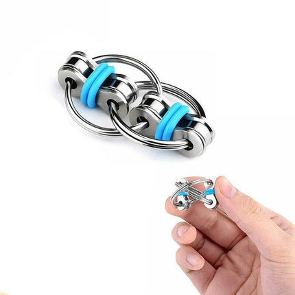 1X Flippy Bike Chain Fidget Toy Stress Relief Sensory Autism Anxiety Stock AU - Aimall