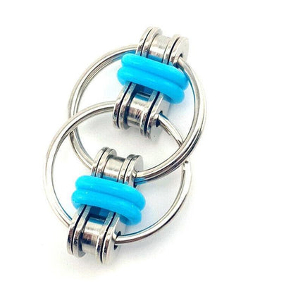 1X Flippy Bike Chain Fidget Toy Stress Relief Sensory Autism Anxiety Stock AU - Aimall