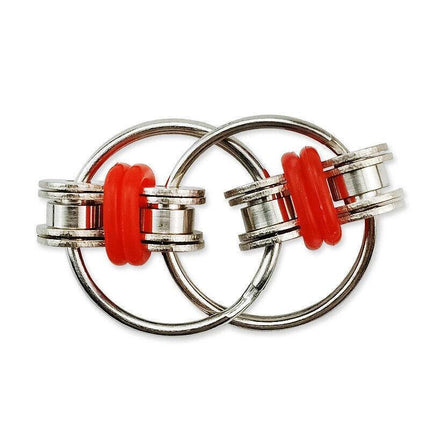 1X Flippy Bike Chain Fidget Toy Stress Relief Sensory Autism Anxiety Stock AU - Aimall