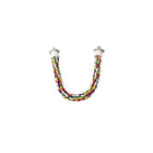 Pet Bird Rope Perches Parrot Colourful Cage Comfy Perch Bungees for Birds Toy AU - Aimall