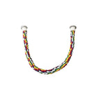 Pet Bird Rope Perches Parrot Colourful Cage Comfy Perch Bungees for Birds Toy AU - Aimall