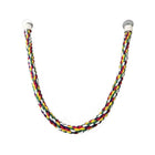 Pet Bird Rope Perches Parrot Colourful Cage Comfy Perch Bungees for Birds Toy AU - Aimall