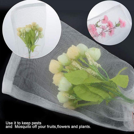 50/100 Fruit Net Bags Agriculture Garden Vegetable Protection Mesh Insect Proof - Aimall