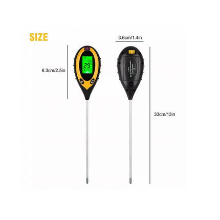 4 in 1 Soil PH Tester Moisture Sunlight Light Test Meter for Garden Plant Lawns - Aimall