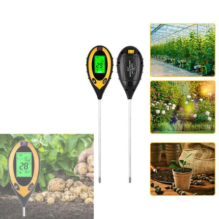 4 in 1 Soil PH Tester Moisture Sunlight Light Test Meter for Garden Plant Lawns - Aimall