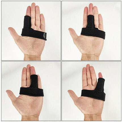 Adjustable Finger Splint Brace Trigger Finger Support Fracture Fix Pain ReliefAU - Aimall