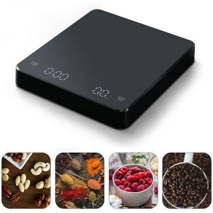 Electronic Digital Coffee Scale With Timer Precision High Display 3Kg/0.1g AU - Aimall