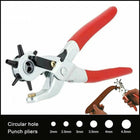 2- 4.5mm Revolving Leather Belt Eyelet Hole Punch Puncher Plier Craft Tool AU - Aimall