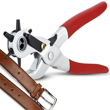 2- 4.5mm Revolving Leather Belt Eyelet Hole Punch Puncher Plier Craft Tool AU - Aimall