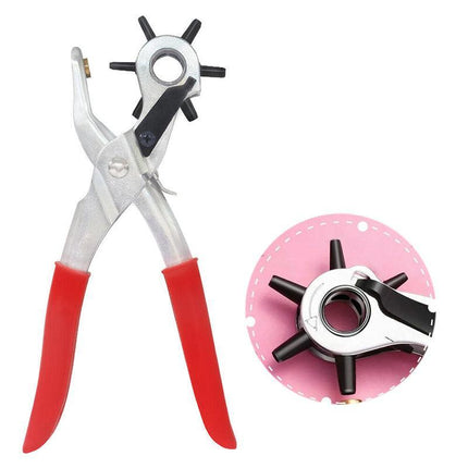 2- 4.5mm Revolving Leather Belt Eyelet Hole Punch Puncher Plier Craft Tool AU - Aimall