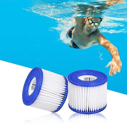 6PCS Lay Z Spa Filter Cartridge Size VI 58323 Bestway Replacement Cartridge - Aimall